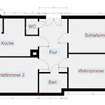 3-raum Wohnung, Fuer Monteure Daire